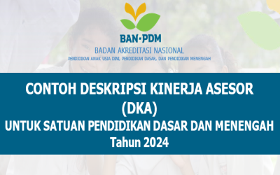 BUKTI FISIK DAN CONTOH DESKRIPSI KINERJA ASESOR (DKA) BAN PDM