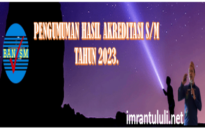 PENETAPAN KESATU HASIL AKREDITASI S/M TAHUN 2023.